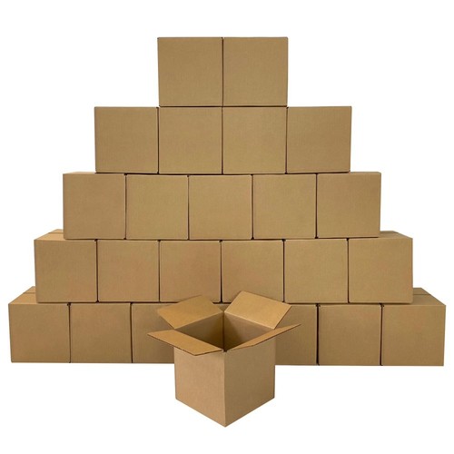 Corrugated boxes x 6 - corrugated,